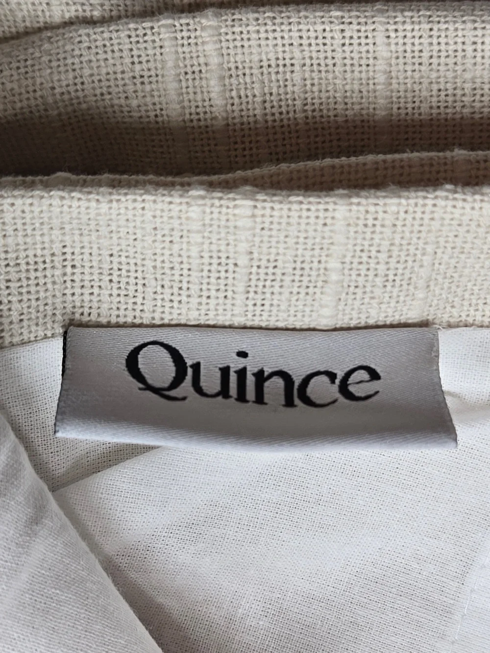 QUINCE Set Of 2 48x96 Cotton Slub Curtains Natural 9738